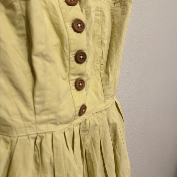 Free People Strapless Cream Dress - Picture 4 of 5